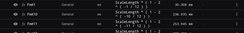 One formula, repeated with a changing term